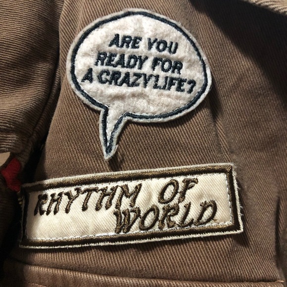 Nikki D womans size large pit to pit 22 Bomber brown jacket zipper - Picture 3 of 11